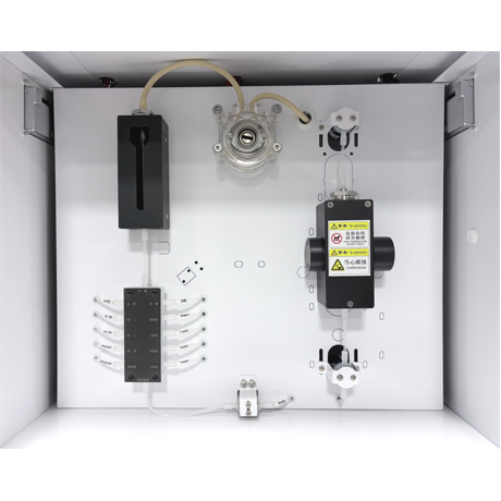 Instrumento de monitoreo autom&aacute;tico en l&iacute;nea de calidad del agua con alto &iacute;ndice de permanganato